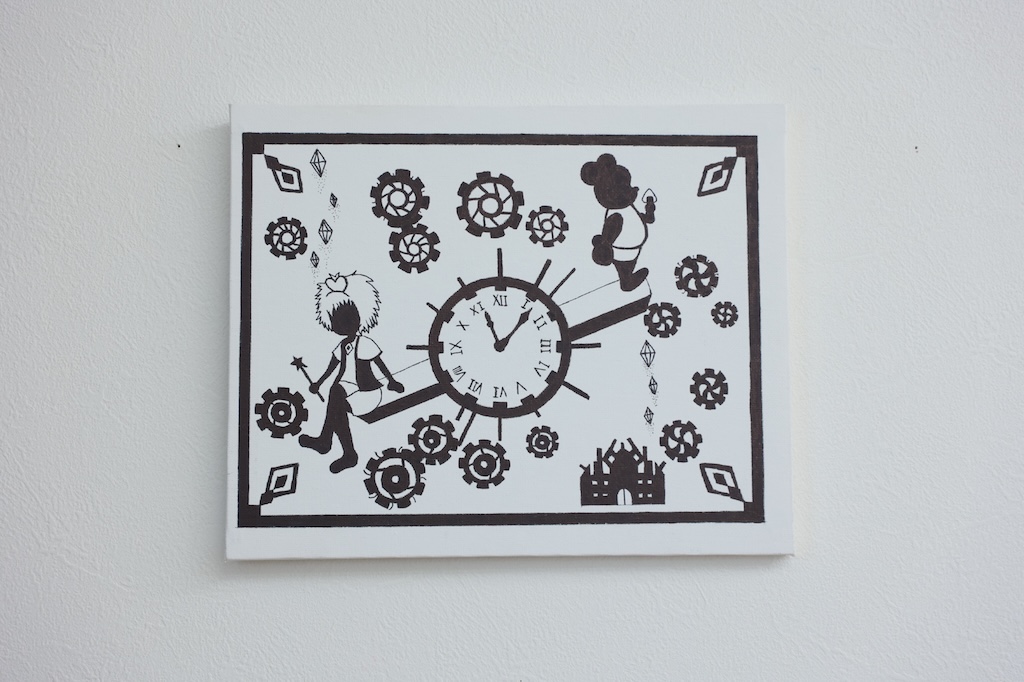 エリルとクマの時計と歯車のシーソーゲーム