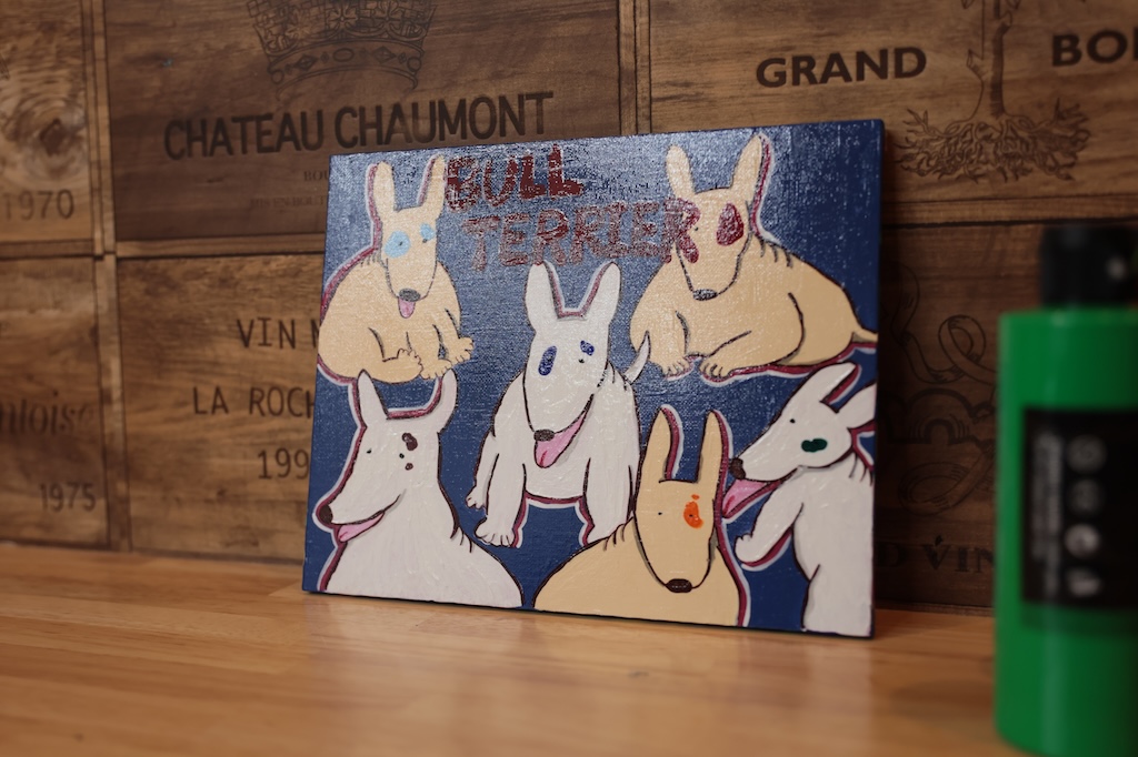 カラフルなブルテリア - 画像 (4)